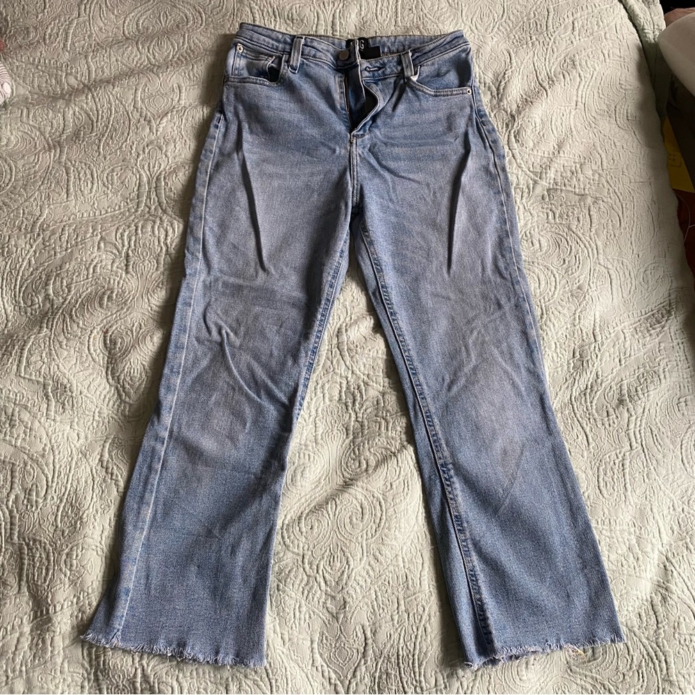 BDG Kick Flare High Rise Crop Jeans Sz 28 Denim Flare High-Rise